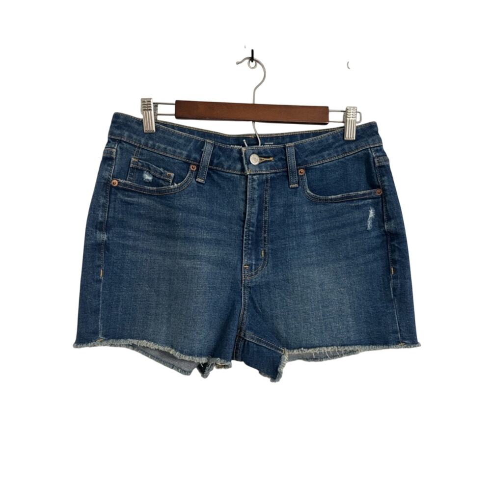 Old Navy HOT OG Straight High-Rise Secret Smooth Pockets Stretch Denim Shorts 10 - Picture 1 of 9
